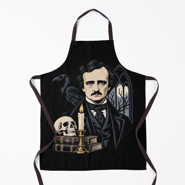 Item preview, Edgar Allan Poe Gothic Raven Portrait designed and sold by karamram.