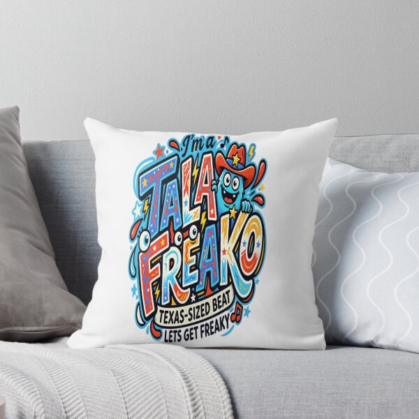 Item preview, Talafreako Texas-Sized Beat Retro Music Cartoon designed and sold by CatLovers Studio.