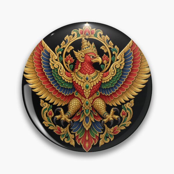 Item preview, Garuda heraldic, Indian temple art designed and sold by lAnJefurtifeu.