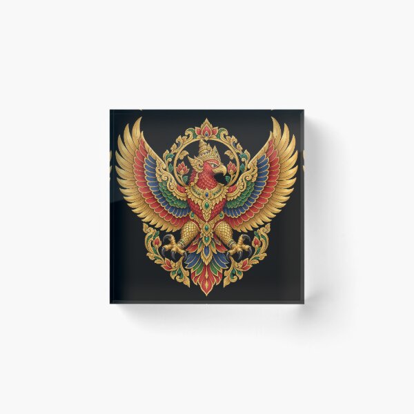 Item preview, Garuda heraldic, Indian temple art designed and sold by lAnJefurtifeu.
