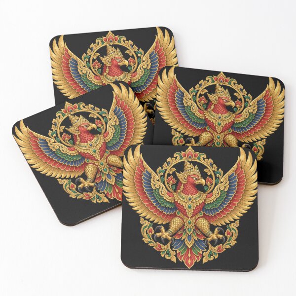 Item preview, Garuda heraldic, Indian temple art designed and sold by lAnJefurtifeu.