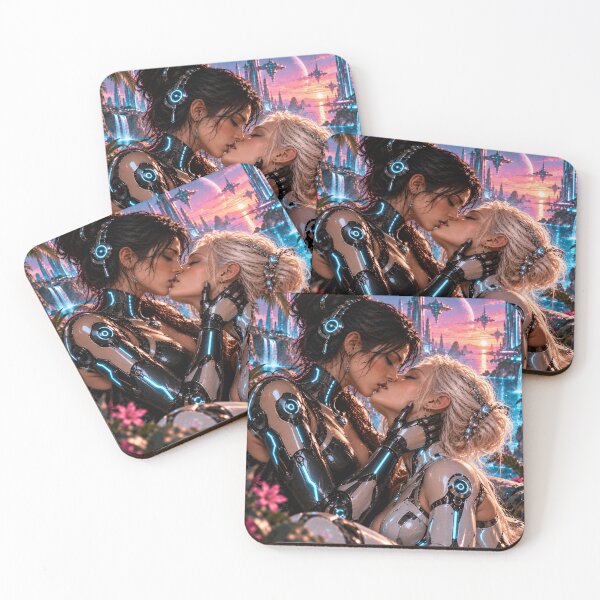 Item preview, Cyberpunk Lesbian Love – Futuristic Sci Fi Romance designed and sold by IRON SIREN.