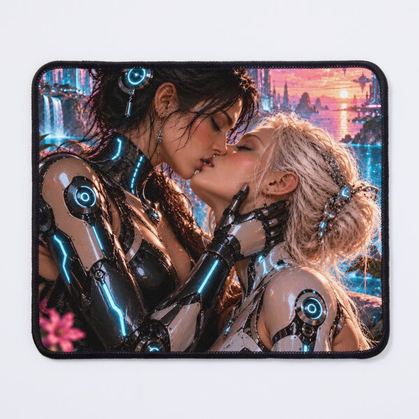 Item preview, Cyberpunk Lesbian Love – Futuristic Sci Fi Romance designed and sold by IRON SIREN.