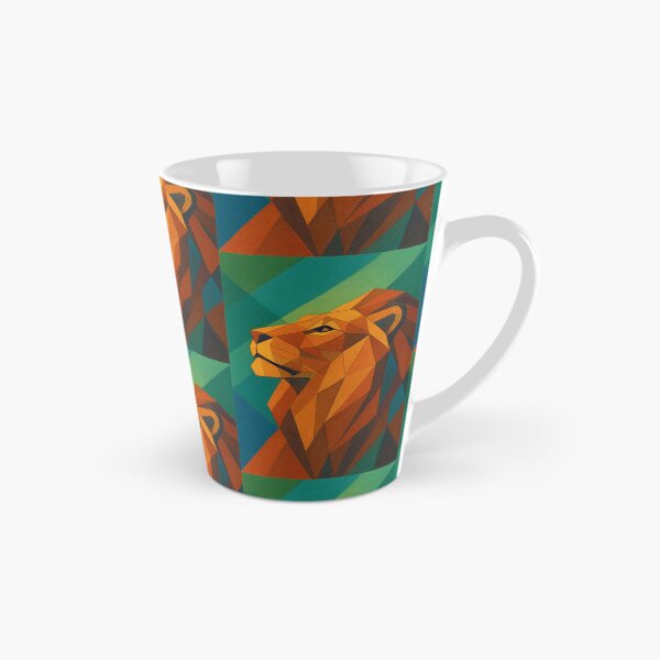 Item preview, Lion, King of the Jungle - a Geometric illustration. designed and sold by GalleryKauffeld.