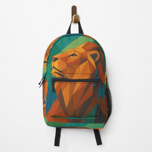Item preview, Lion, King of the Jungle - a Geometric illustration. designed and sold by GalleryKauffeld.