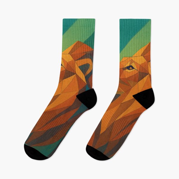 Item preview, Lion, King of the Jungle - a Geometric illustration. designed and sold by GalleryKauffeld.