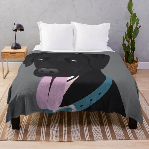 Item preview, Dante the Black Labrador designed and sold by KCPetPortraits.