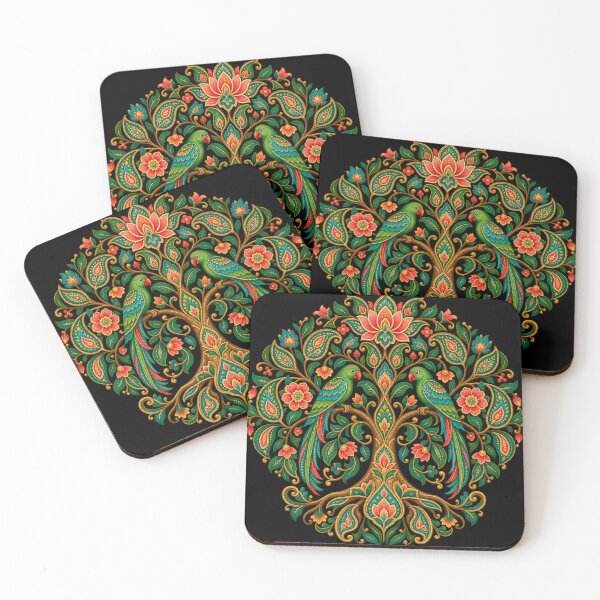 Item preview, Indian Tree of Life with Parrots designed and sold by lAnJefurtifeu.