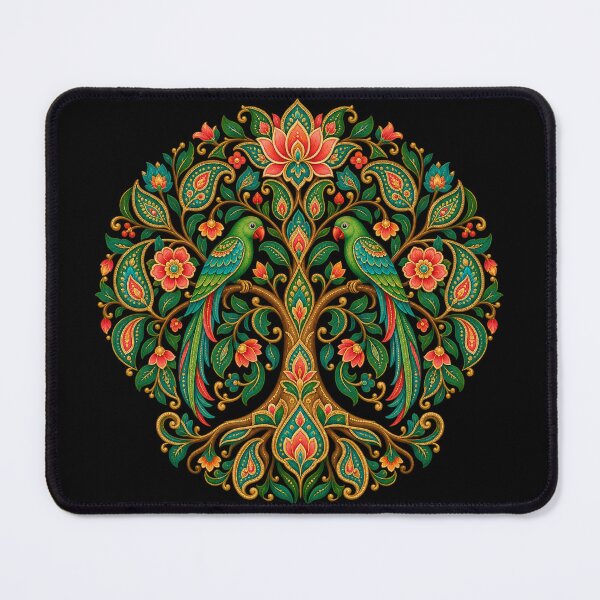 Item preview, Indian Tree of Life with Parrots designed and sold by lAnJefurtifeu.