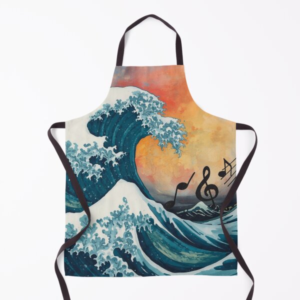 Item preview, Ocean Symphony Wave – Musical Notes Sea Wave Abstract Art. designed and sold by fbtrisha.