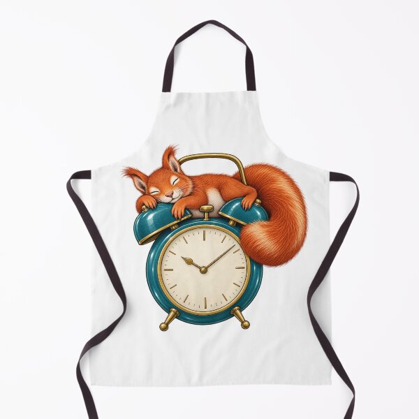 Item preview, Squirrel asleep on an old alarm clock designed and sold by Lazenco.