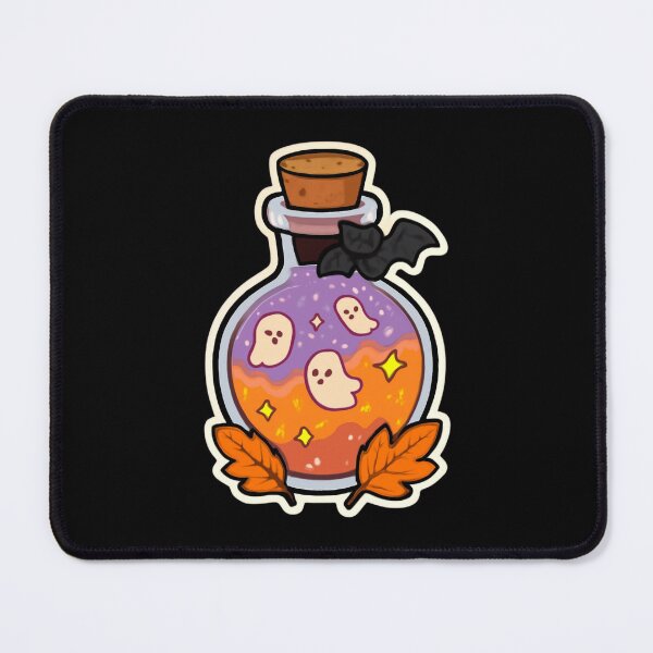 Item preview, Cute Ghost Magic Potion Bottle - Spooky Autumn Witchcore Sticker designed and sold by UnripeAlmond.