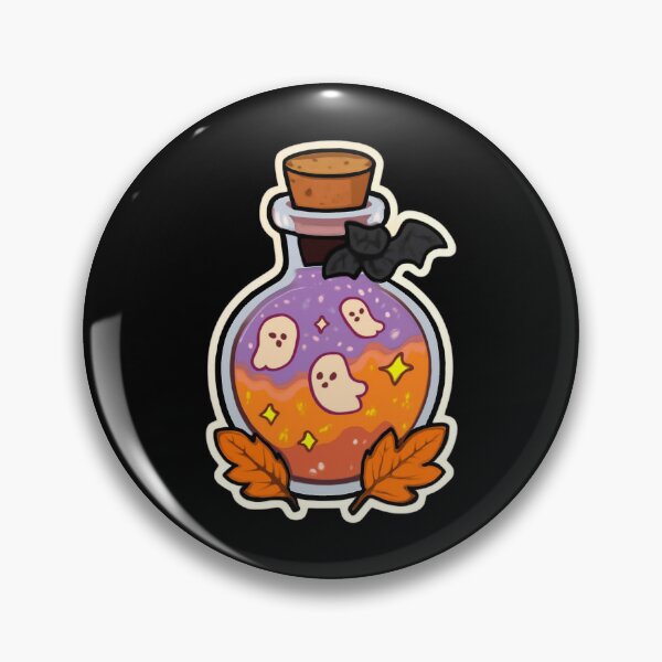 Item preview, Cute Ghost Magic Potion Bottle - Spooky Autumn Witchcore Sticker designed and sold by UnripeAlmond.