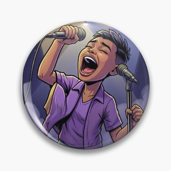 Item preview, Karaoke Queen Comic Singer Graphic Tee designed and sold by DIUMERI.