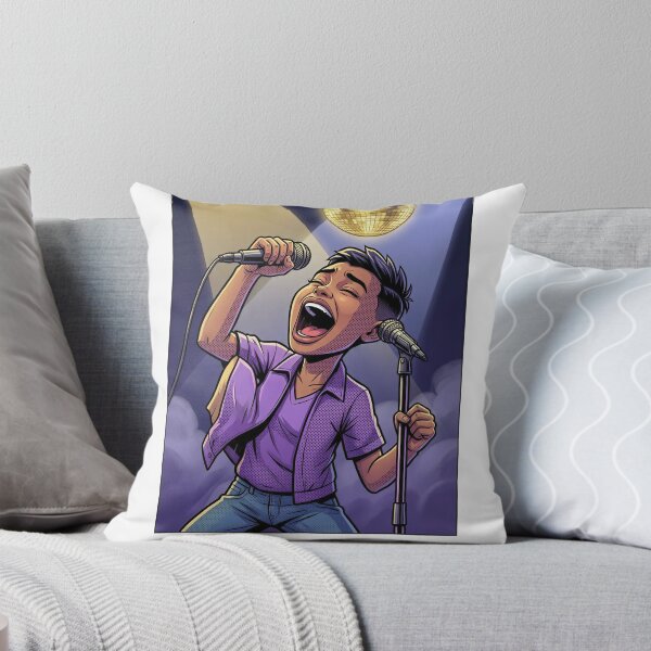 Item preview, Karaoke Queen Comic Singer Graphic Tee designed and sold by DIUMERI.