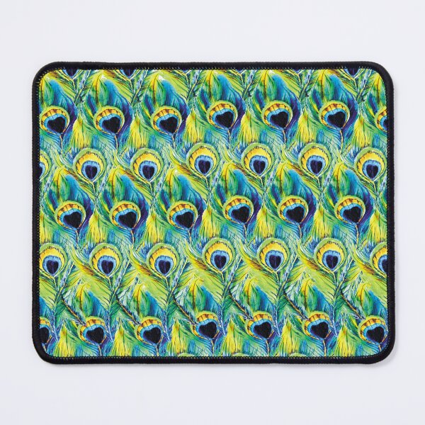 Item preview, Peacock feathers background print. designed and sold by JrNergal.