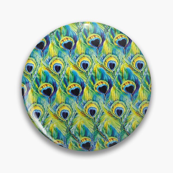 Item preview, Peacock feathers background print. designed and sold by JrNergal.