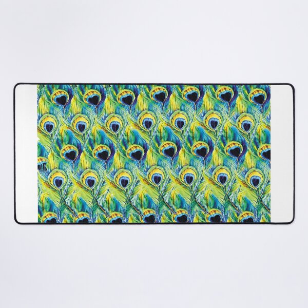 Item preview, Peacock feathers background print. designed and sold by JrNergal.