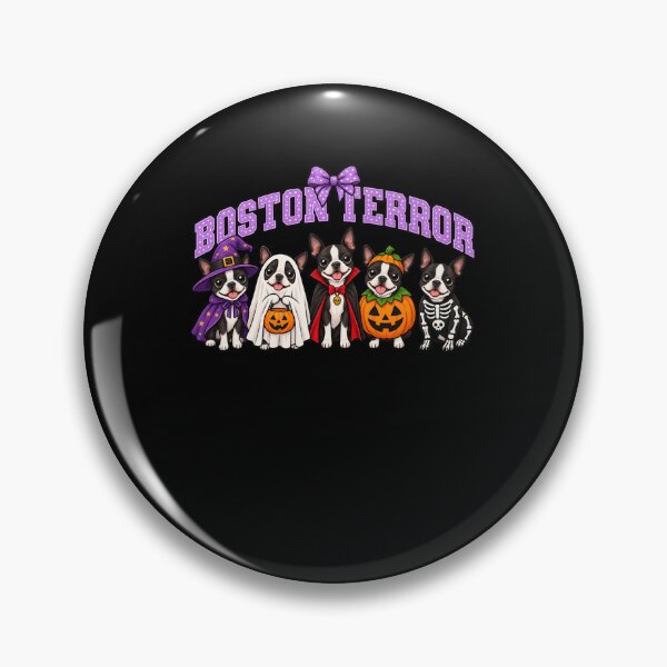 Item preview, Boston Terror Funny Halloween Boston Terrier Dog Costume designed and sold by Whirx.