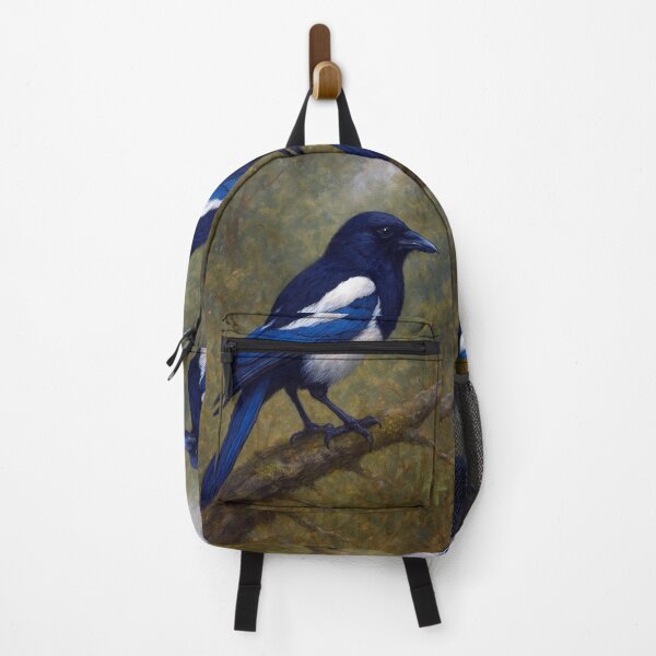 Item preview, Pintura de urraca: elegante arte de aves en blanco y negro. designed and sold by GalleryKauffeld.