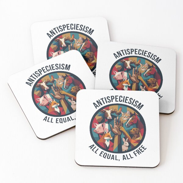 Item preview, Antispeciesism - Animal Rights - All Equal All Free designed and sold by Veroverostudio.