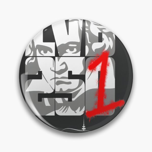 Item preview, Beethoven Classic Composer Artistic Portrait Design designed and sold by BaneKostic.
