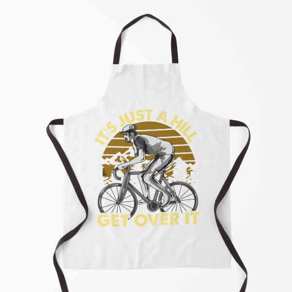 Item preview, Funny Cycling Design Featuring 'It's Just a Hill, Get Over It' Motivational Quote designed and sold by Hamoodurrehman.