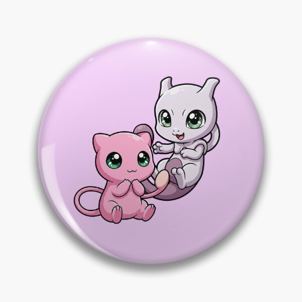Item preview, Baby Mew and Mewtwo designed and sold by JablesCreates.