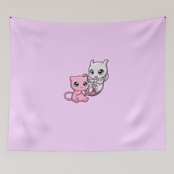 Item preview, Baby Mew and Mewtwo designed and sold by JablesCreates.