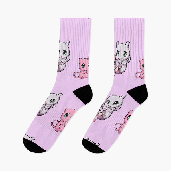 Item preview, Baby Mew and Mewtwo designed and sold by JablesCreates.