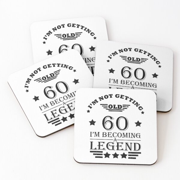 Item preview, I'm Not Getting Old I'm Becoming A Legend - Vintage 60 years old - 60th Birthday Party Gift designed and sold by Alexaltay.