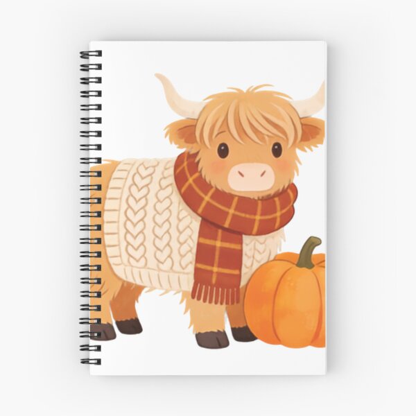 Item preview, Cozy Autumn Highland Cow designed and sold by DumpsterSage.