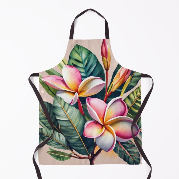 Artikelvorschau, Plumeria-Zweig mit tropischen Blättern entworfen und verkauft von BeachWhisper.