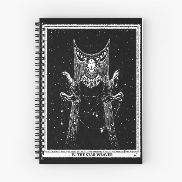 Item preview, The Star Weaver - Slavic Cosmic Linocut Art  designed and sold by Yanuta.