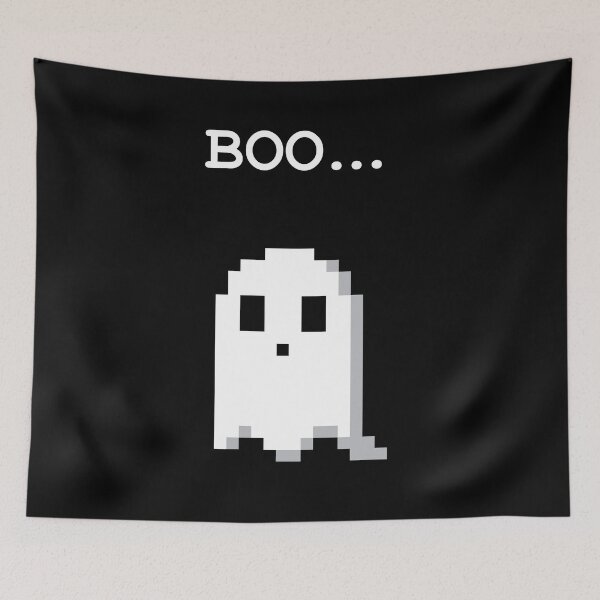Item preview, 8 Bit Ghost Boo Pixel Sprite Retro Gamer Halloween designed and sold by Osmose-Studio.