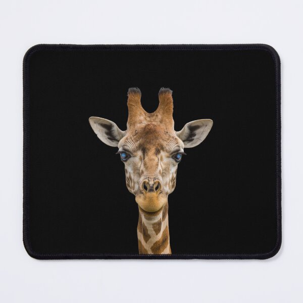 Item preview, Giraffe Face Portrait Blue Eyes Safari Animal Art designed and sold by cabana.space.