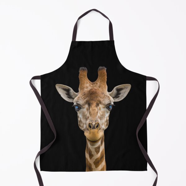 Item preview, Giraffe Face Portrait Blue Eyes Safari Animal Art designed and sold by cabana.space.