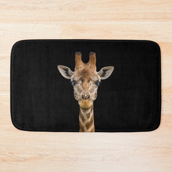 Item preview, Giraffe Face Portrait Blue Eyes Safari Animal Art designed and sold by cabana.space.