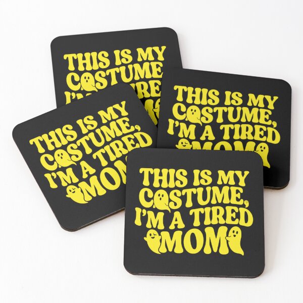 Item preview, This Is My Costume, I'm a Tired Mom, Funny Halloween Mom designed and sold by CloudyPress.