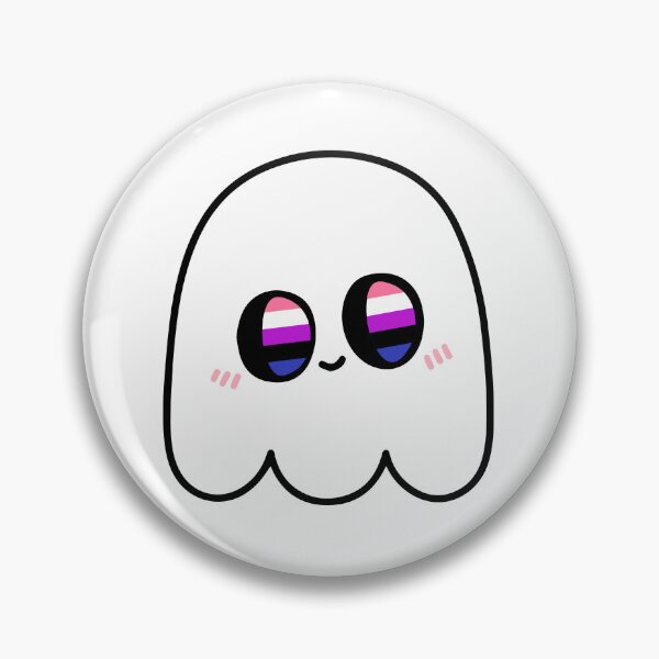 Item preview, Fluid-Boo – Kawaii Genderfluid LGBTQ Halloween Ghost designed and sold by Cannaxes Studio.
