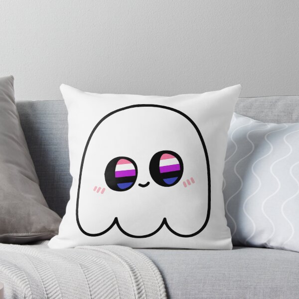 Item preview, Fluid-Boo – Kawaii Genderfluid LGBTQ Halloween Ghost designed and sold by Cannaxes Studio.