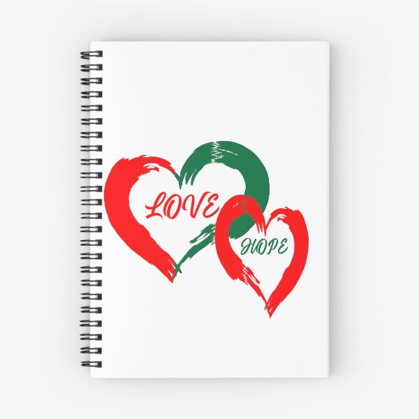 Item preview, Love & Hope Dual Brushstroke Hearts Vector Art designed and sold by Carftora786.