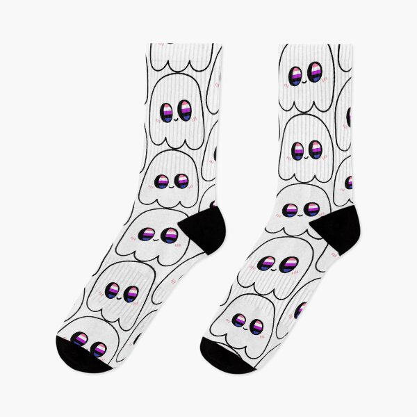 Item preview, Fluid-Boo – Kawaii Genderfluid LGBTQ Halloween Ghost designed and sold by Cannaxes Studio.