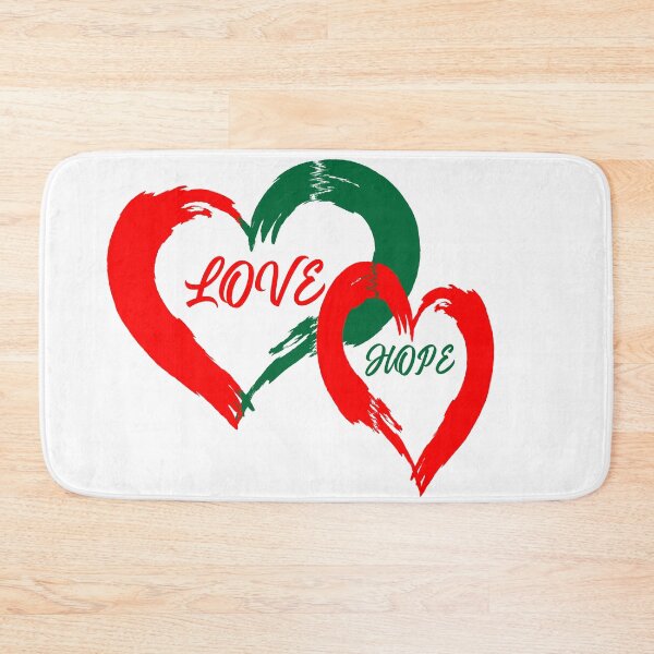 Item preview, Love & Hope Dual Brushstroke Hearts Vector Art designed and sold by Carftora786.