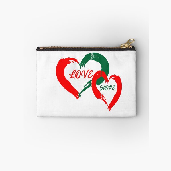 Item preview, Love & Hope Dual Brushstroke Hearts Vector Art designed and sold by Carftora786.
