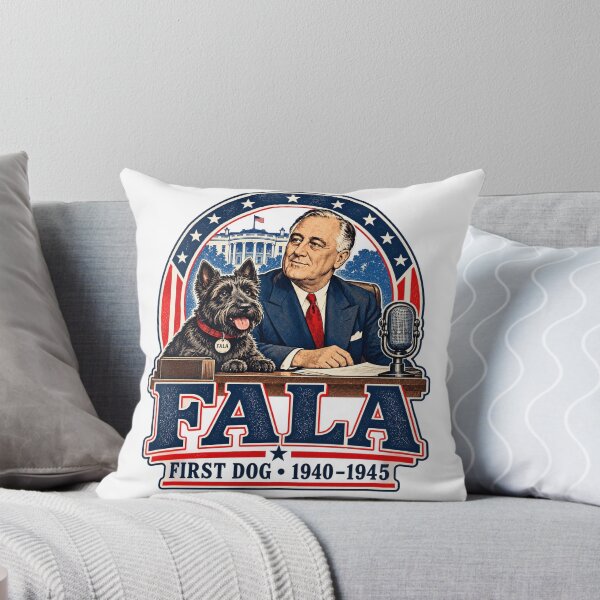 Item preview, Fala – FDR’s Famous Scottish Terrier designed and sold by Past in Threads.