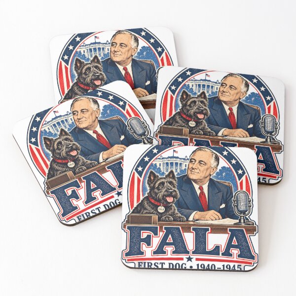 Item preview, Fala – FDR’s Famous Scottish Terrier designed and sold by Past in Threads.