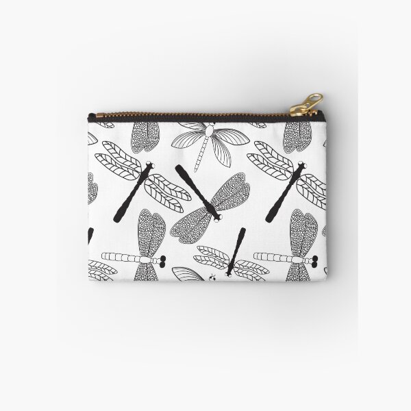 Item preview, Dragonfly black and white pattern designed and sold by Arch4Design.