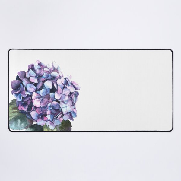 Item preview, Purple hydrangea watercolor botanical floral art print flower wall decor designed and sold by art-tee-ua.