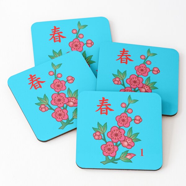 Item preview, MAHJONG TILES, SPRING SEASONS TILE, GAME DAY, STRATEGY designed and sold by classic car craze.